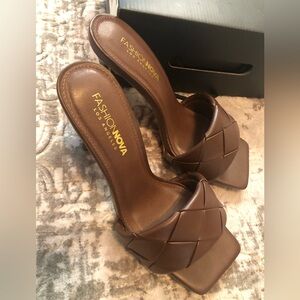 Cut You Off Mules by Fashion Nova